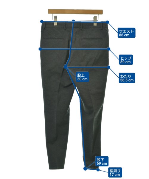 giabsarchivio（ジャブスアルキヴィオ）スラックス グレー サイズ:50(XL位) メンズ/2200639157252