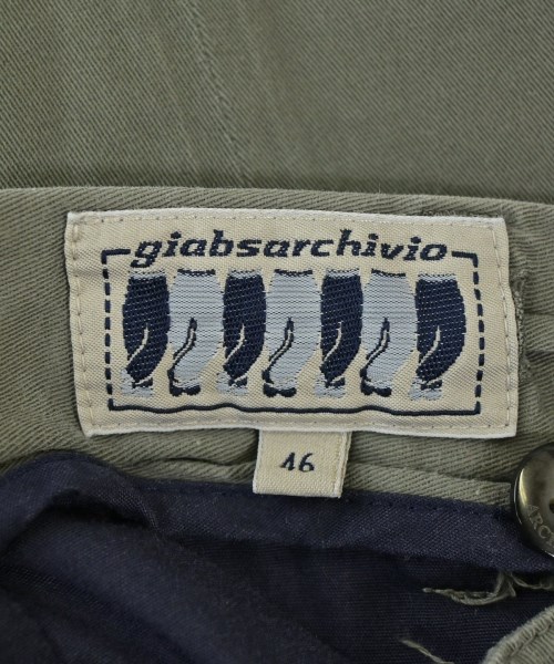 giabsarchivio（ジャブスアルキヴィオ）カーゴパンツ カーキ サイズ:46(M位) メンズ/2200726973093