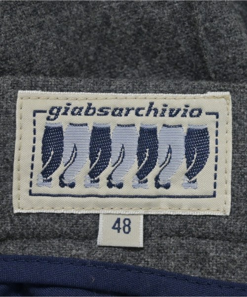 giabsarchivio（ジャブスアルキヴィオ）スラックス グレー サイズ:48(L位) メンズ/2200681280052