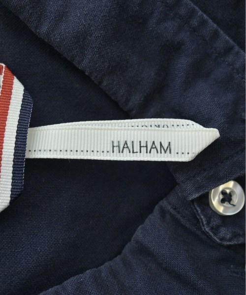 HALHAM（ハルハム）カジュアルシャツ 紺 サイズ:L メンズ/2200549303022