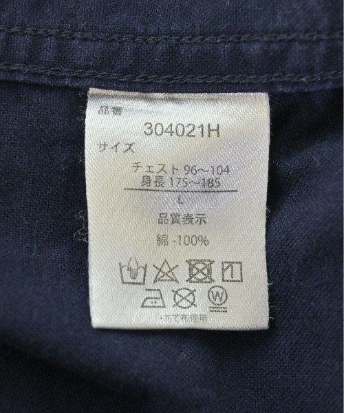 HALHAM（ハルハム）カジュアルシャツ 紺 サイズ:L メンズ/2200549303022