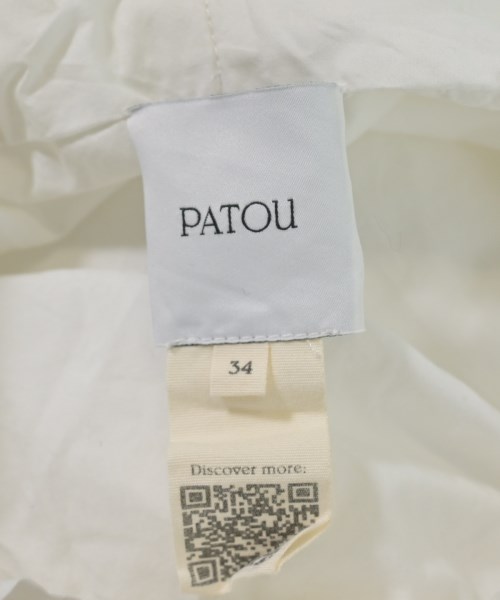 PATOU（パトゥ）カジュアルシャツ 白 サイズ:34(XXS位) レディース/2200640567040
