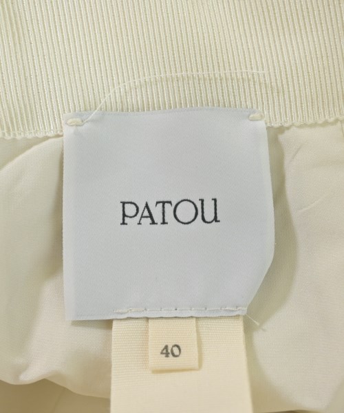 PATOU（パトゥ）ミニスカート 白 サイズ:40(M位) レディース/2200612992047
