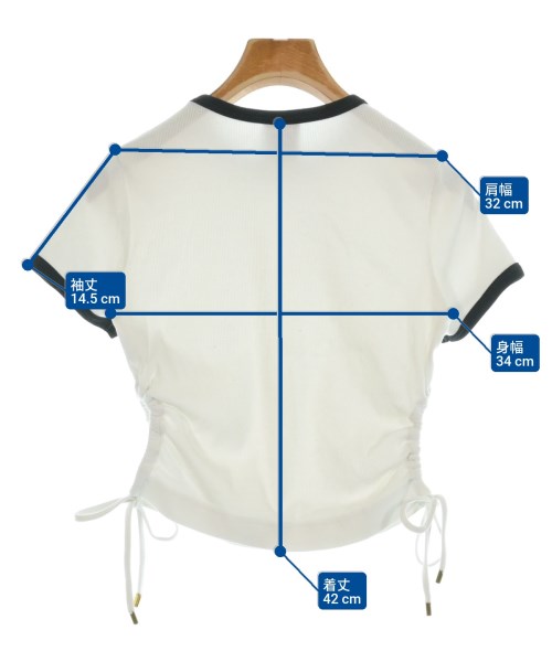 PATOU（パトゥ）Tシャツ・カットソー 白 サイズ:XS レディース/2200646928326