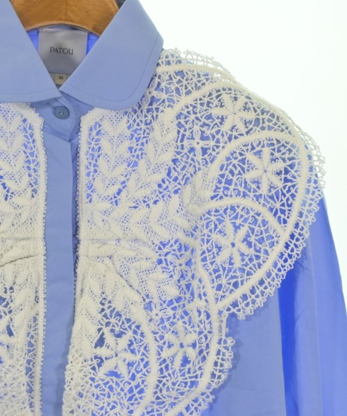 PATOU（パトゥ）ブラウス 青 サイズ:36(XS位) レディース/2200655935278