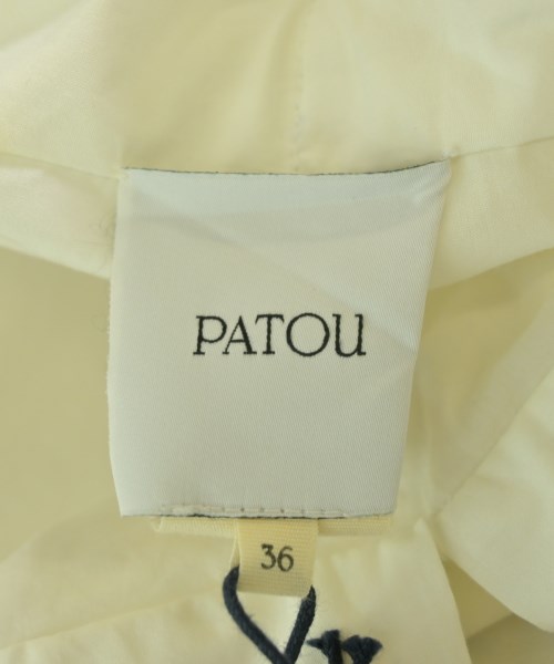 PATOU（パトゥ）ブラウス 白 サイズ:36(XS位) レディース/2200713813029