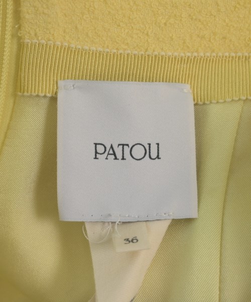 PATOU（パトゥ）ミニスカート 黄 サイズ:36(S位) レディース/2200715441015