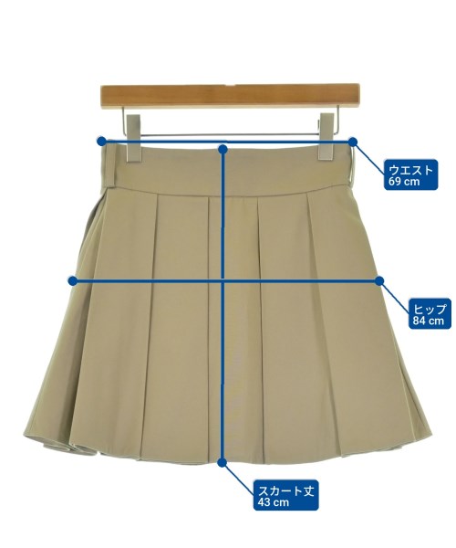 PATOU（パトゥ）ミニスカート ベージュ サイズ:36(XS位) レディース/2200717901098