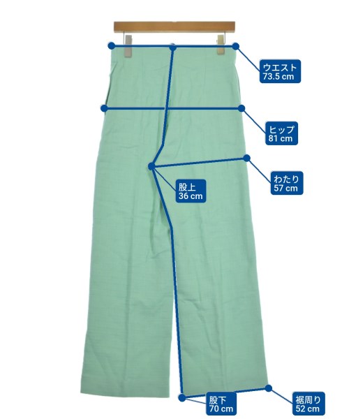 PATOU（パトゥ）スラックス 緑 サイズ:36(XS位) レディース/2200645065060