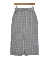 PATOU（パトゥ）ロング・マキシ丈スカート グレー サイズ:36(XS位) レディース/2200641750120