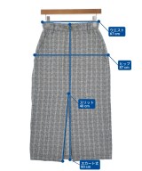 PATOU（パトゥ）ロング・マキシ丈スカート グレー サイズ:36(XS位) レディース/2200641750120