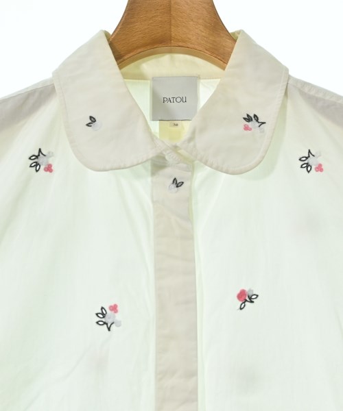 PATOU（パトゥ）カジュアルシャツ 白 サイズ:38(S位) レディース/2200652794021