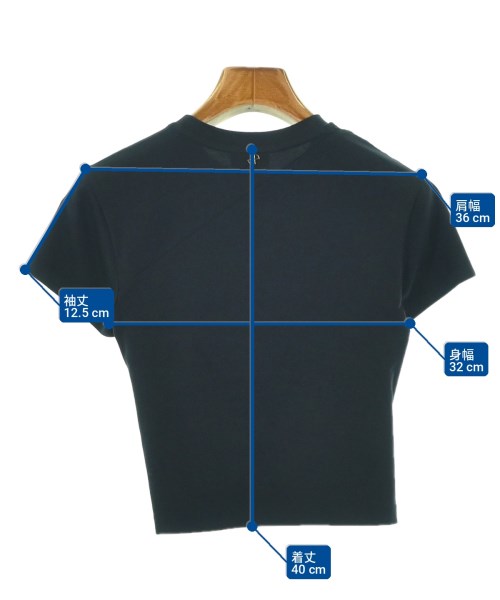 PATOU（パトゥ）Tシャツ・カットソー 黒 サイズ:XS レディース/2200704691032
