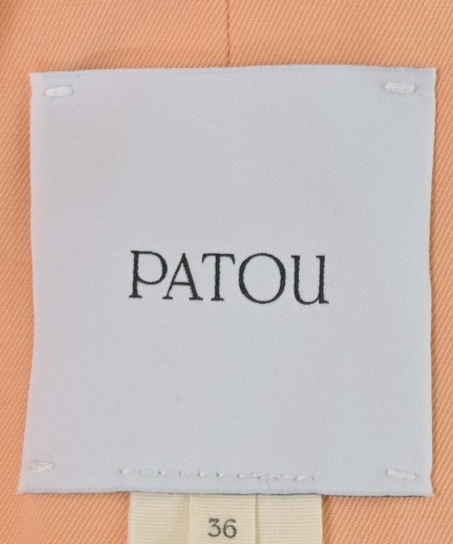 PATOU（パトゥ）ノーカラージャケット オレンジ サイズ:36(XS位) レディース/2200705521079