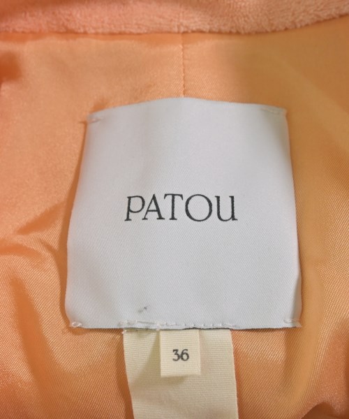 PATOU（パトゥ）カジュアルジャケット オレンジ サイズ:36(XS位) レディース/2200705537018