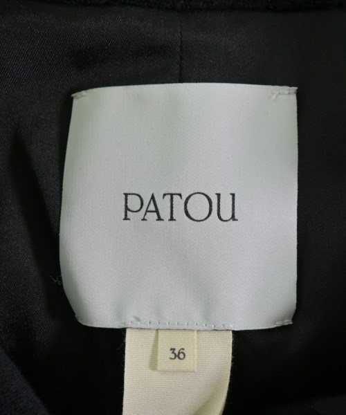 PATOU（パトゥ）カジュアルジャケット 黒 サイズ:36(XS位) レディース/2200705537032