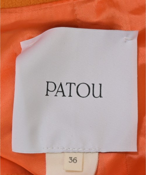 PATOU（パトゥ）カジュアルジャケット オレンジ サイズ:36(XS位) レディース/2200705537056