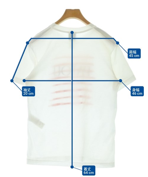 PATOU（パトゥ）Tシャツ・カットソー 白 サイズ:S メンズ/2200705681056