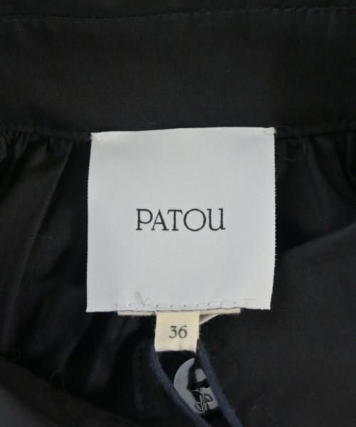 PATOU（パトゥ）ブラウス 黒 サイズ:36(XS位) レディース/2200706530049