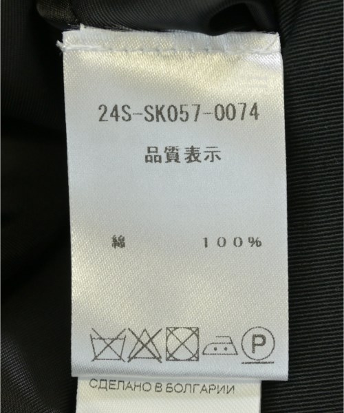 PATOU（パトゥ）ミニスカート 黒 サイズ:34(XXS位) レディース/2200706530100