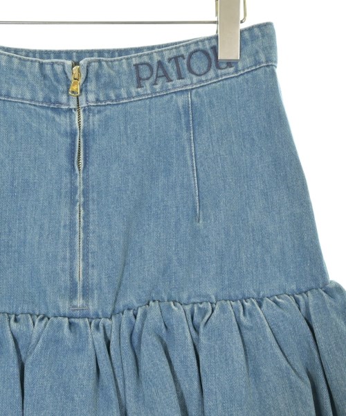 PATOU（パトゥ）ミニスカート 青 サイズ:38(S位) レディース/2200706530124