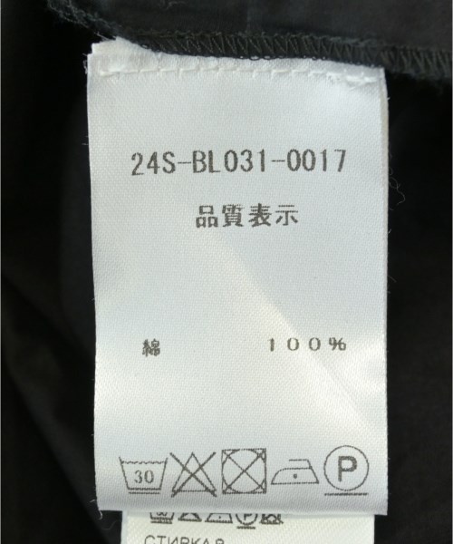 PATOU（パトゥ）ブラウス 黒 サイズ:34(XXS位) レディース/2200706530155