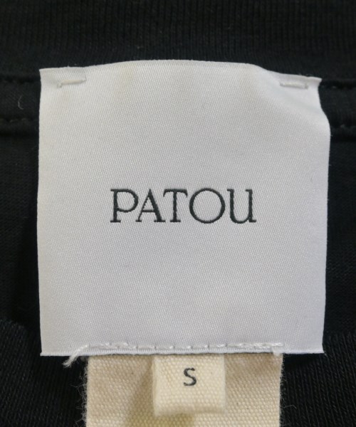 PATOU（パトゥ）Tシャツ・カットソー 黒 サイズ:S レディース/2200706608076