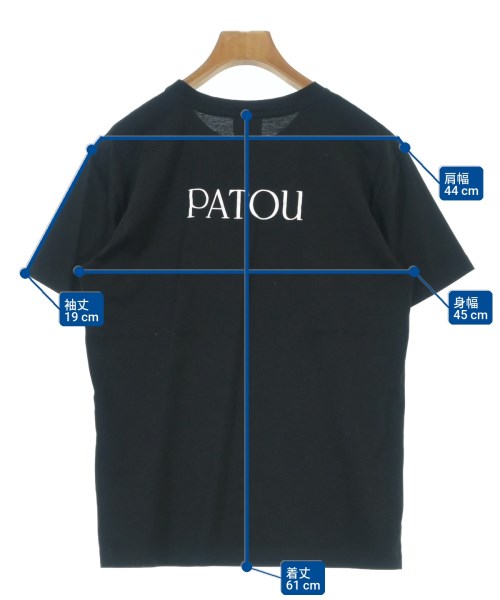 PATOU（パトゥ）Tシャツ・カットソー 黒 サイズ:S レディース/2200706608076