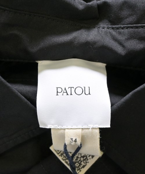 PATOU（パトゥ）ブラウス 黒 サイズ:34(XXS位) レディース/2200706608229