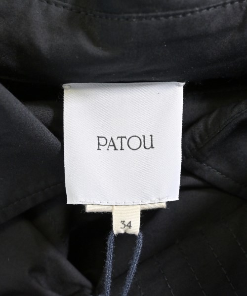 PATOU（パトゥ）ブラウス 黒 サイズ:34(XXS位) レディース/2200706608236