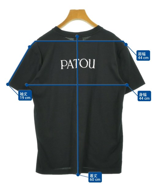 PATOU（パトゥ）Tシャツ・カットソー 黒 サイズ:S レディース/2200708064023