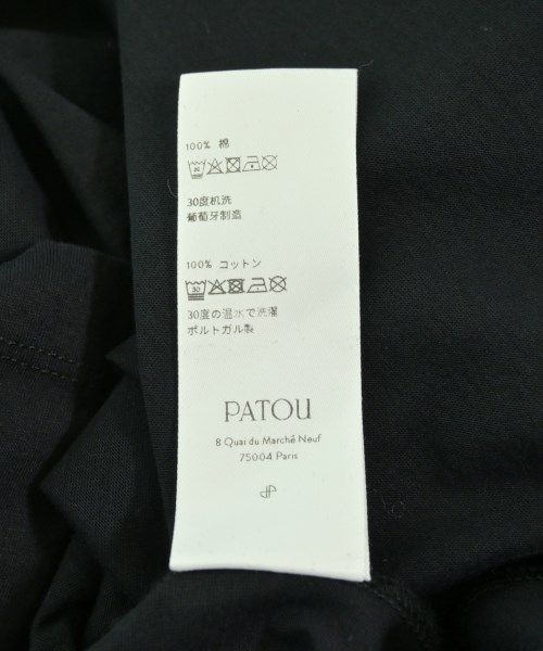 PATOU（パトゥ）Tシャツ・カットソー 黒 サイズ:S レディース/2200708064030