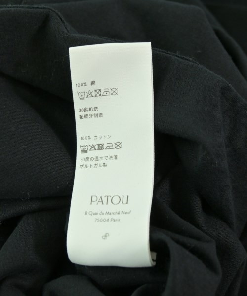 PATOU（パトゥ）Tシャツ・カットソー 黒 サイズ:S レディース/2200708064047
