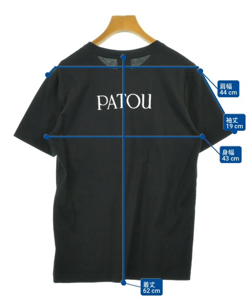 PATOU（パトゥ）Tシャツ・カットソー 黒 サイズ:S レディース/2200708064054