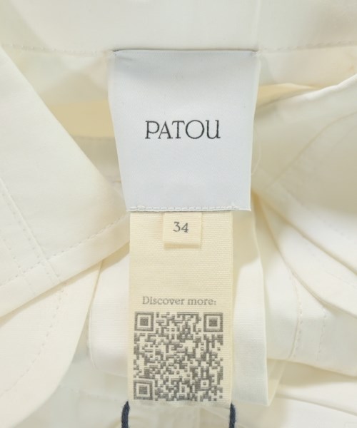 PATOU（パトゥ）カジュアルシャツ 白 サイズ:34(XXS位) レディース/2200708305041