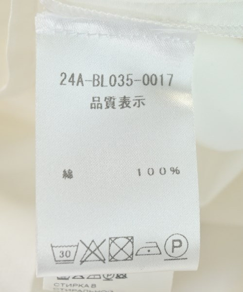 PATOU（パトゥ）カジュアルシャツ 白 サイズ:34(XXS位) レディース/2200708305041