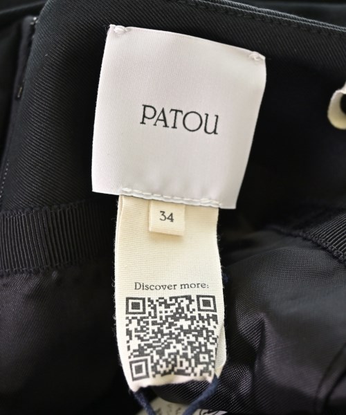 PATOU（パトゥ）ひざ丈スカート 黒 サイズ:34(XXS位) レディース/2200708307076