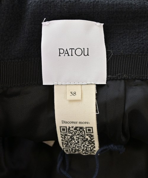 PATOU（パトゥ）ミニスカート 黒 サイズ:38(S位) レディース/2200708307090