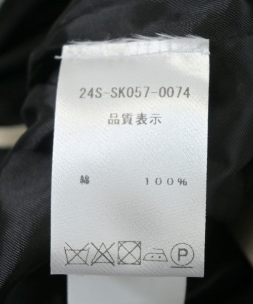 PATOU（パトゥ）ひざ丈スカート 黒 サイズ:34(XXS位) レディース/2200708307274