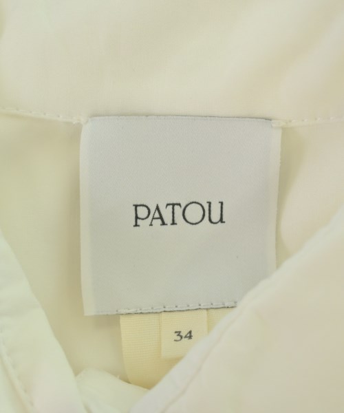 PATOU（パトゥ）シャツワンピース 白 サイズ:34(XXS位) レディース/2200710362018