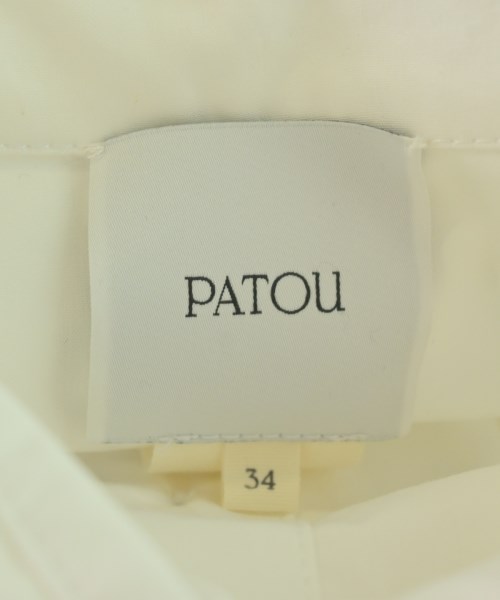 PATOU（パトゥ）シャツワンピース 白 サイズ:34(XXS位) レディース/2200710362025