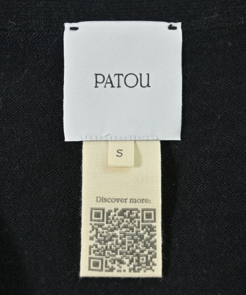 PATOU（パトゥ）カーディガン 黒 サイズ:S レディース/2200664097080