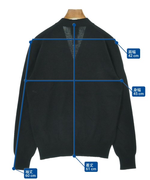 PATOU（パトゥ）カーディガン 黒 サイズ:S レディース/2200664097080