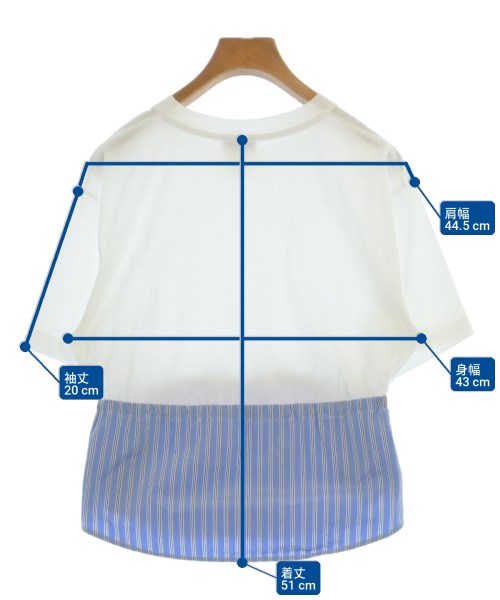 PATOU（パトゥ）Tシャツ・カットソー 白 サイズ:M レディース/2200732144067