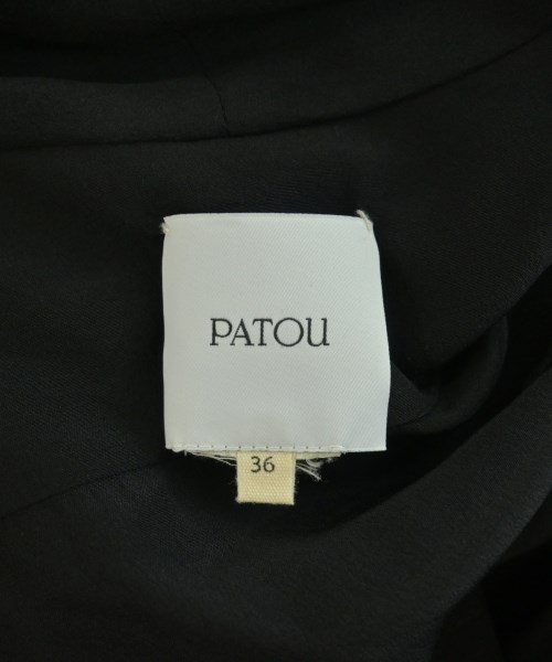 PATOU（パトゥ）シャツワンピース 黒 サイズ:36(XS位) レディース/2200721106090