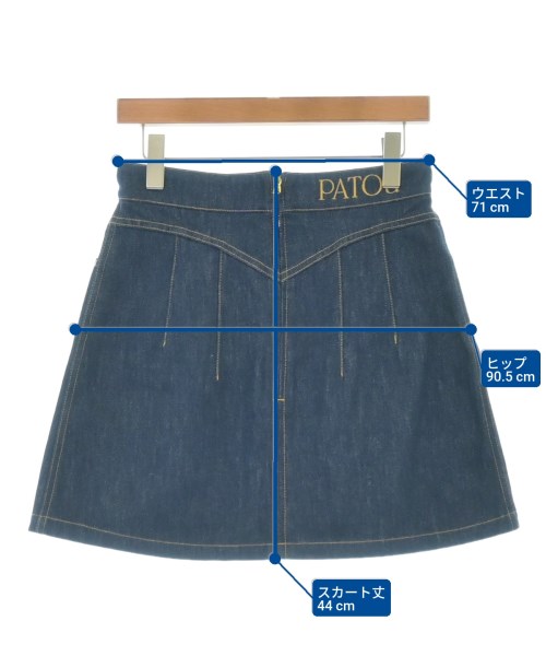 PATOU（パトゥ）ミニスカート 紺 サイズ:38(S位) レディース/2200693259084