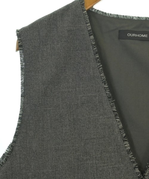 OURHOME（アワホーム）ベスト グレー サイズ:F レディース/2200617731122