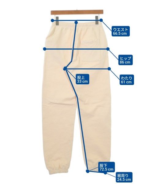 Sporty & Rich（スポーティーアンドリッチ）スウェットパンツ 白 サイズ:S レディース/2200623319048