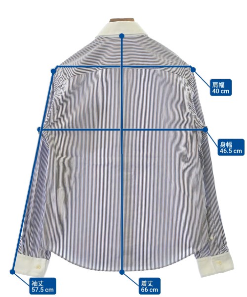 Sporty & Rich（スポーティーアンドリッチ）カジュアルシャツ 青 サイズ:XS レディース/2200635100146