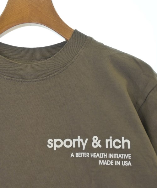 Sporty & Rich（スポーティーアンドリッチ）Tシャツ・カットソー 茶 サイズ:S レディース/2200621683073